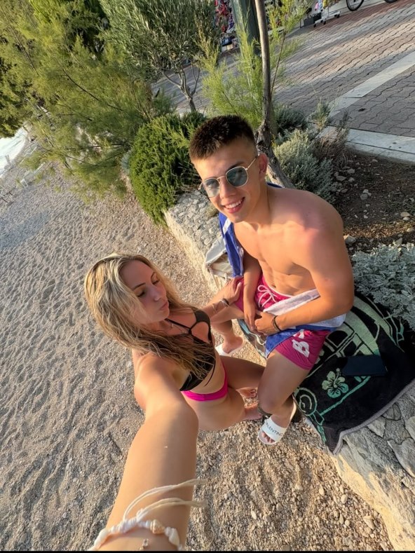 Adriano Jagušić s djevojkom Sarom