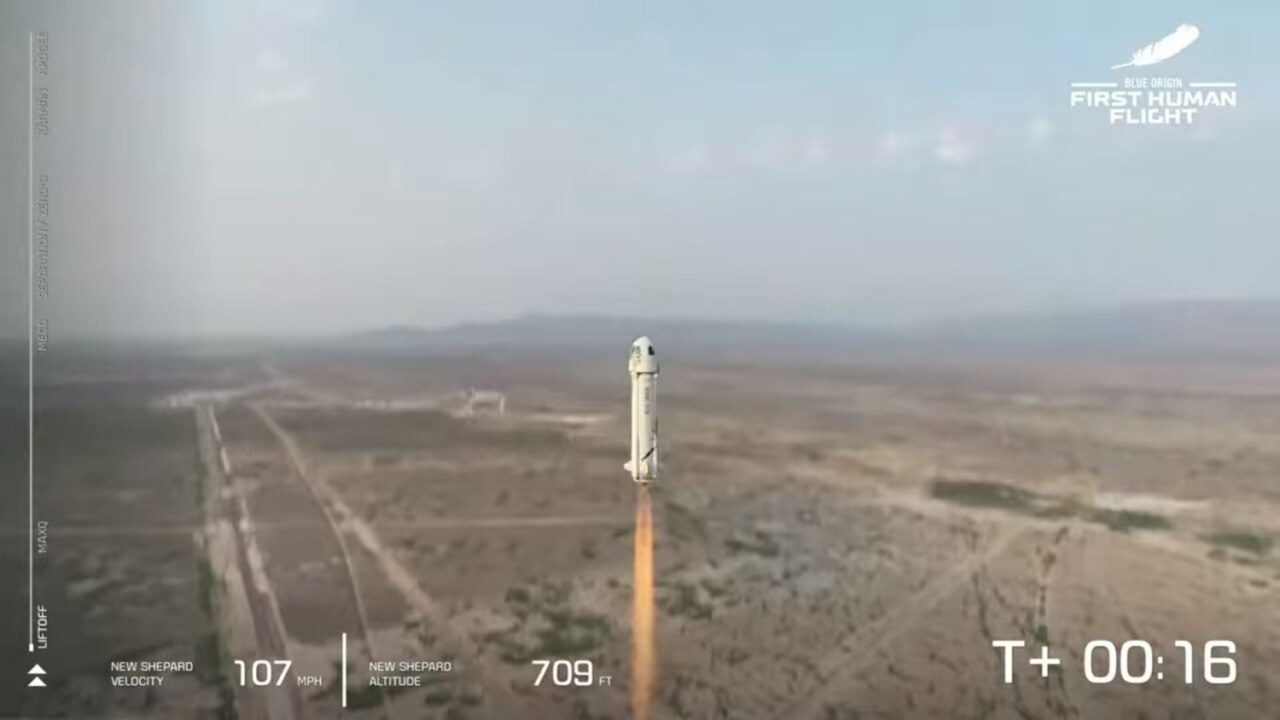 NEW SHEPARD RAKETA Pogledajte kako je Jeff Bezos odletio u svemir