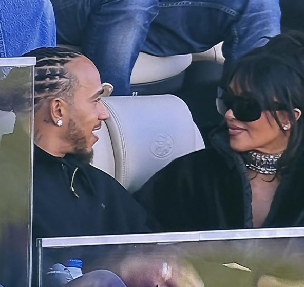 Super Bowl 2026 Bad Bunny halftime Kim Kardashian Lewis Hamilton