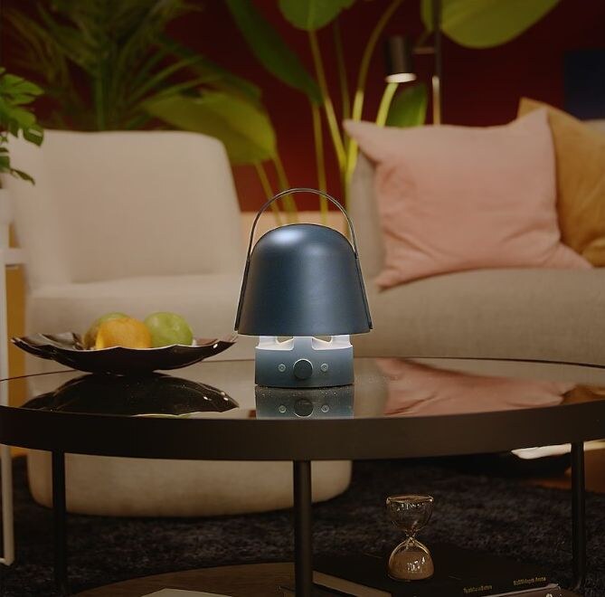 Ikea Vappeby Bluetooth zvučnik lampa (1).jpg