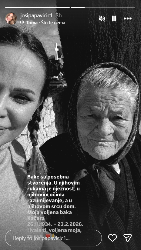 Josipa Pavičić s bakom