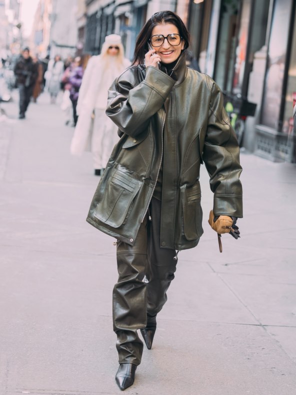 Trend peplum kožna jakna