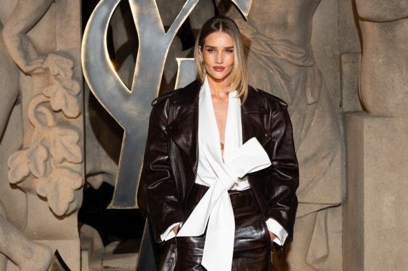 Saint Laurent FW26 Rosie Huntington-Whiteley