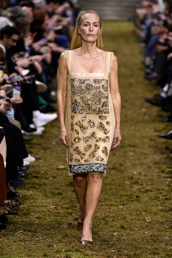 Miu Miu FW26, Gillian Anderson