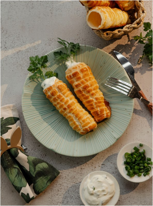 kenwood Mrkvice od lisnatog tijesta s punjenjem