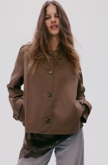 Trench-look cotton jacket/HM/12,99 EUR