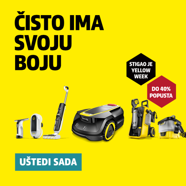 Čisto ima svoju boju! Počinje Yellow Week uz popuste do 40% na cjelokupan asortiman