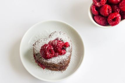 Lava cake srce