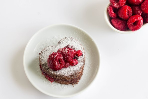 Lava cake srce