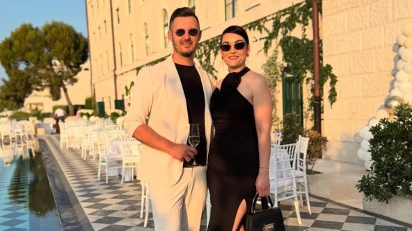 Stjepan Vukadin sa suprugom
