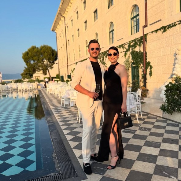 Stjepan Vukadin sa suprugom