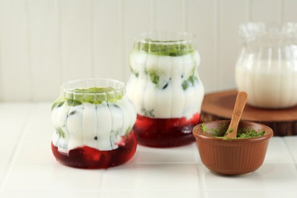 Strawberry Matcha Latte