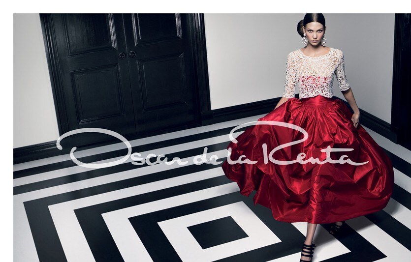 Karlie Kloss za Oscar de la Renta