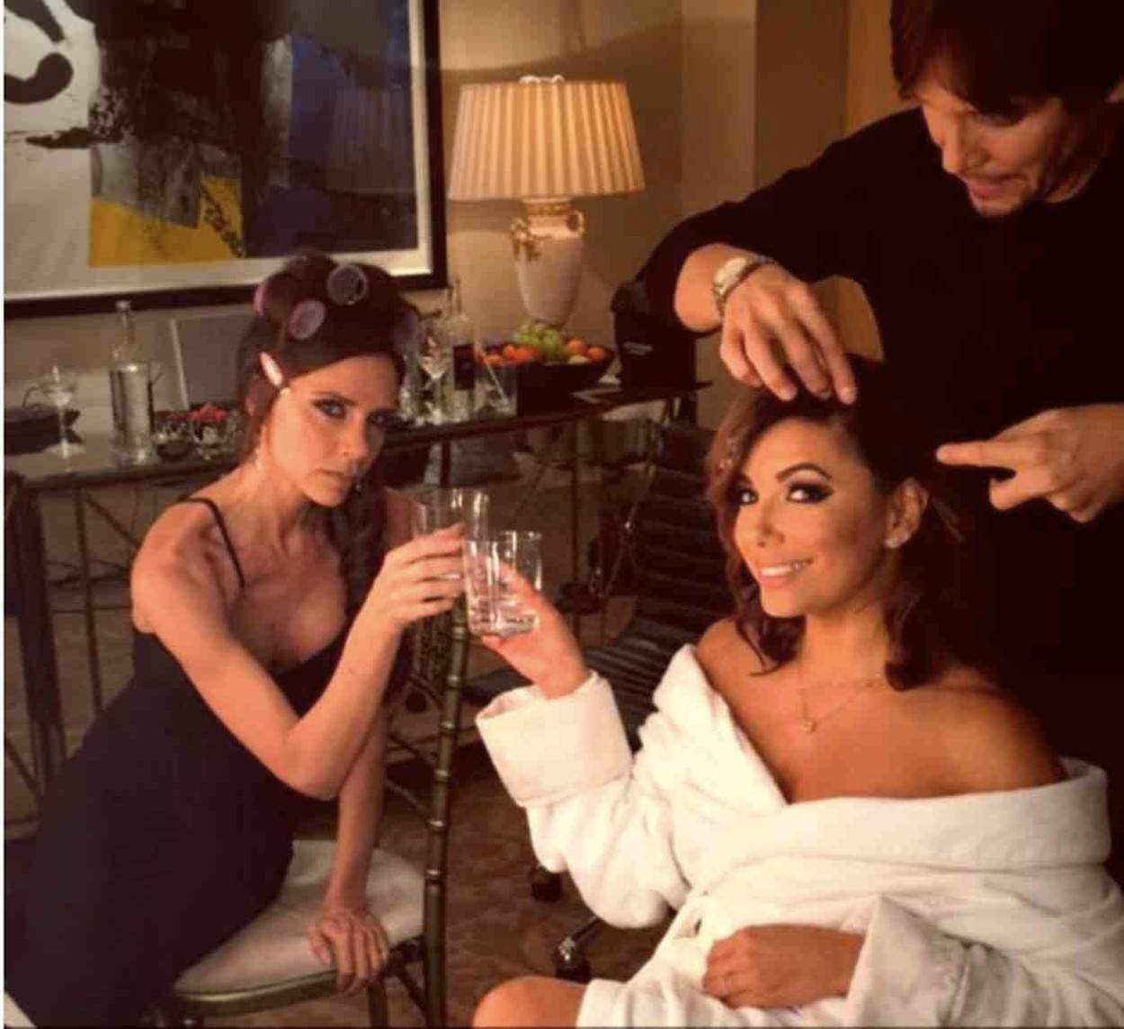 Eva Longoria i Victoria Beckham