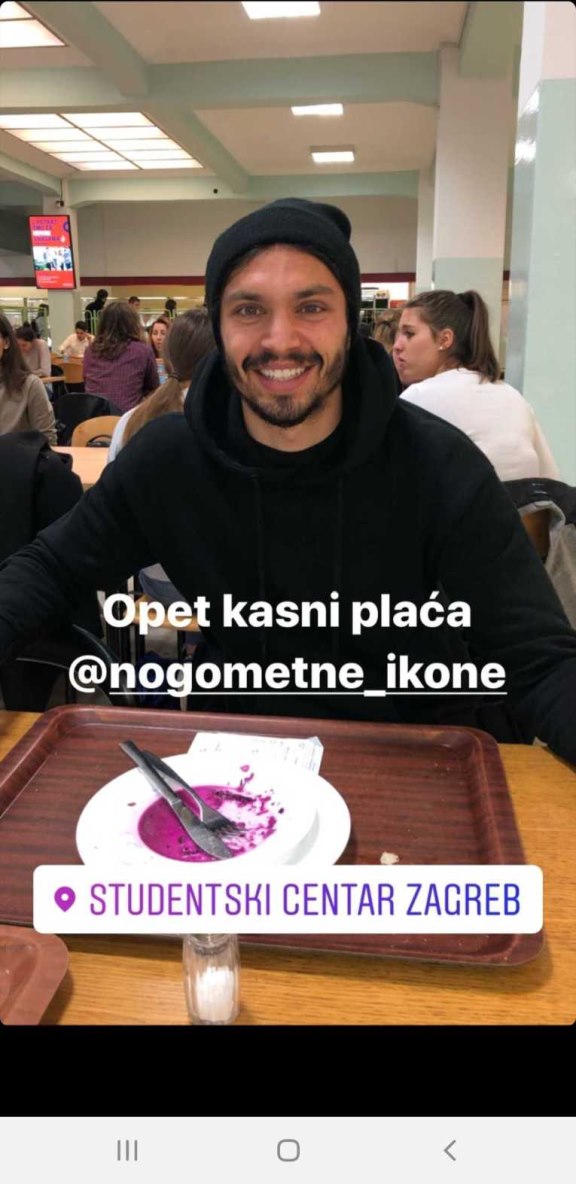 Hrvatski nogometni reprezentativac na obrocima od šest kuna