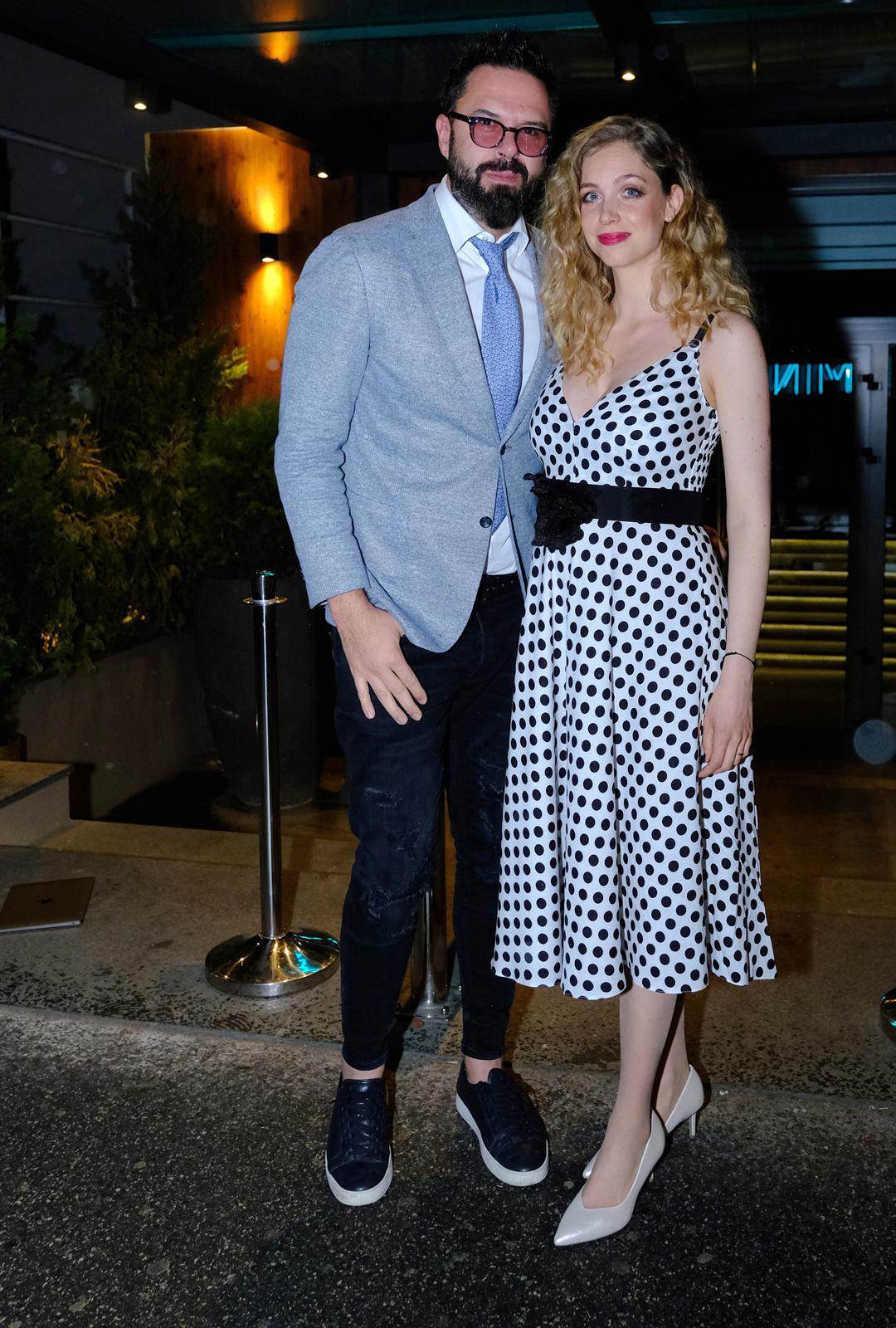 Petar Grašo i Hana Huljić na proslavi Severininog 50. rođendana