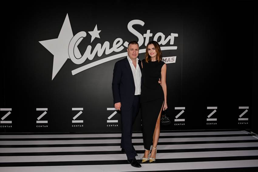 Branka Krstulović i Hrvoje Krstulović na otvorenju cinestara u z centru