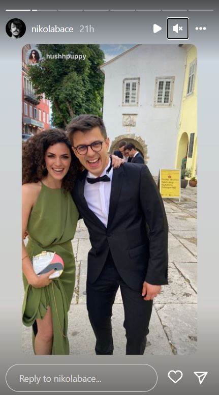 Nikola Baće je vjenčani kum Fabijana Pavla Medvešeka