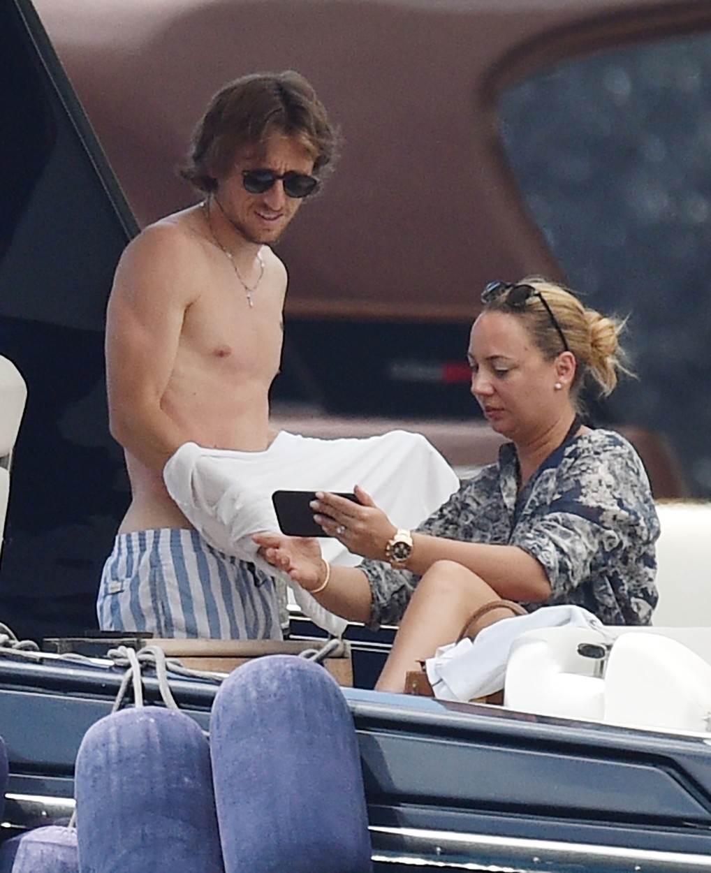 Luka Modrić i Vanja Modrić na odmoru u Italiji
