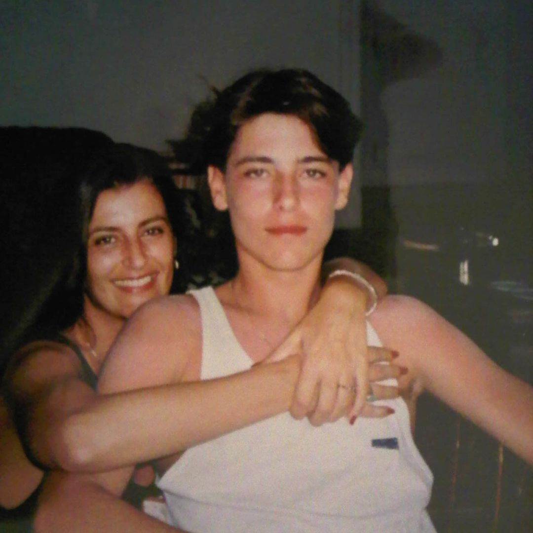 Pedro Soltz s mamom