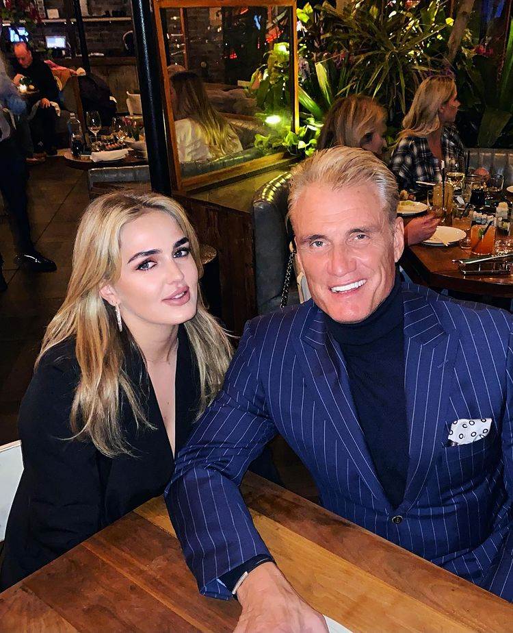 Dolph Lundgren i Emma Krokdal