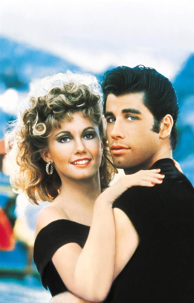 Olivia i John Travolta u 'Briljantinu'