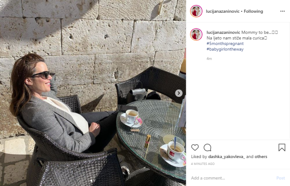 SAMO ZA STORY.HR Lucija Zaninović otkrila ime drugog djeteta