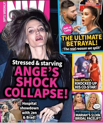 'TRUJE' SE PILULAMA Angelina se razboljela zbog pomirbe Brada i Jennifer?