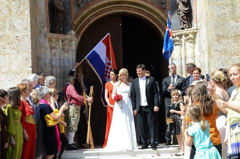 Ivica Kostelić i Elin Kostelić vjenčali su se 2014. godine
