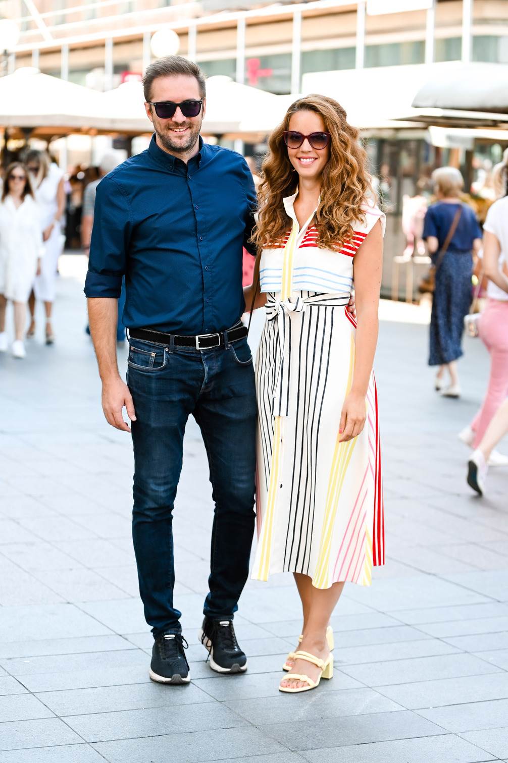 Snježana Mehun i suprug Franz na špici