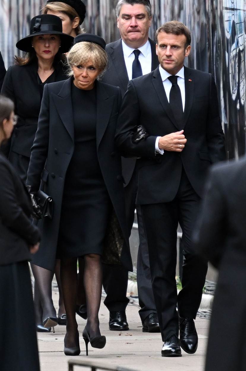 Zoran Milanović i Sanja Musić Milanović na sprovodu kraljice Elizabete II.