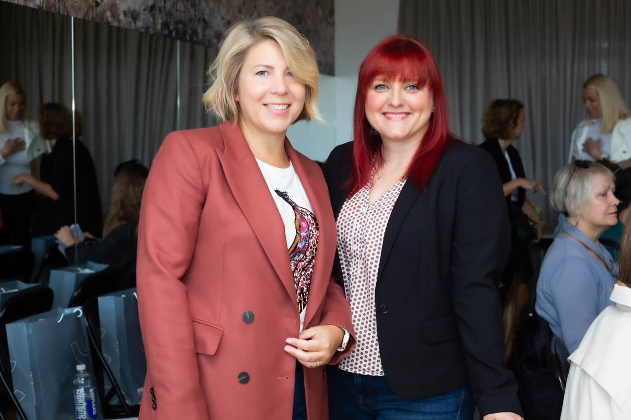Sanja Čabraja, vlasnica frizerskog salona Dessange i Anita Kanđera, business konzultantica