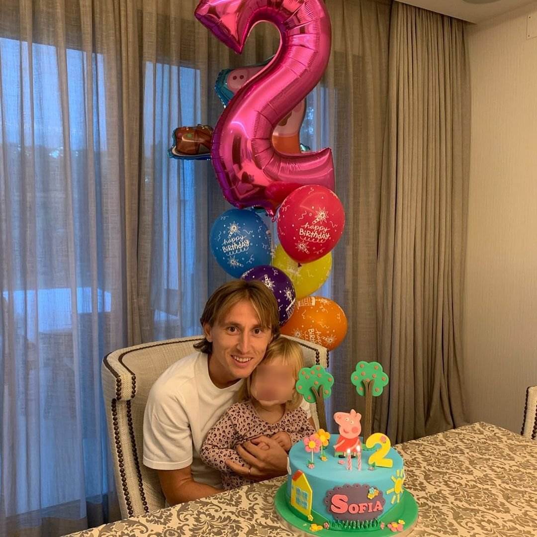 Luka Modrić i Sofia Modrić