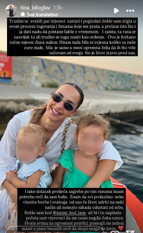 Tina Biloglav otkrila kako kceri cuvaju uspomenu na oca Marka Babica