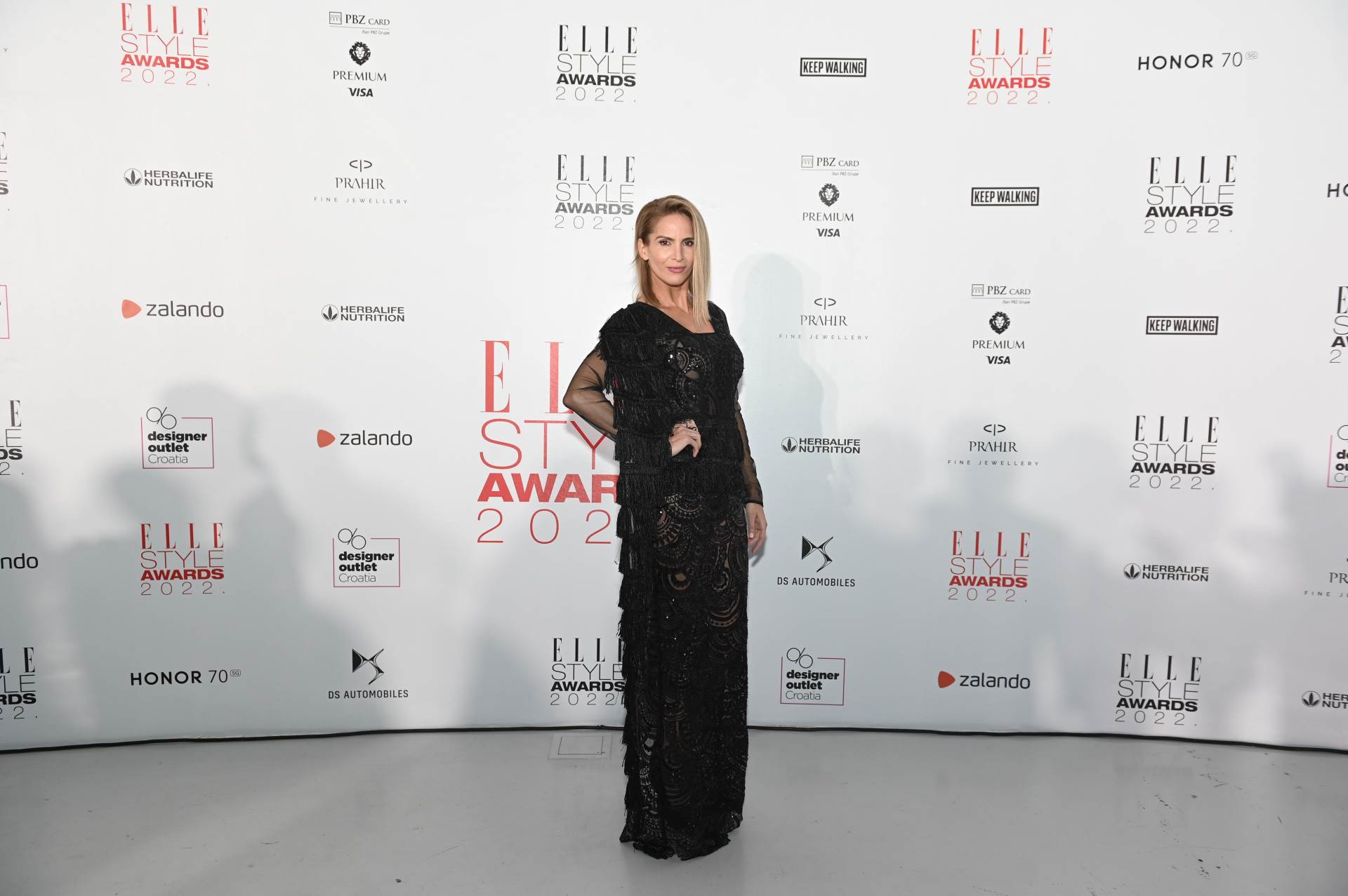 Jelena Perić na Elle Style Awardsu