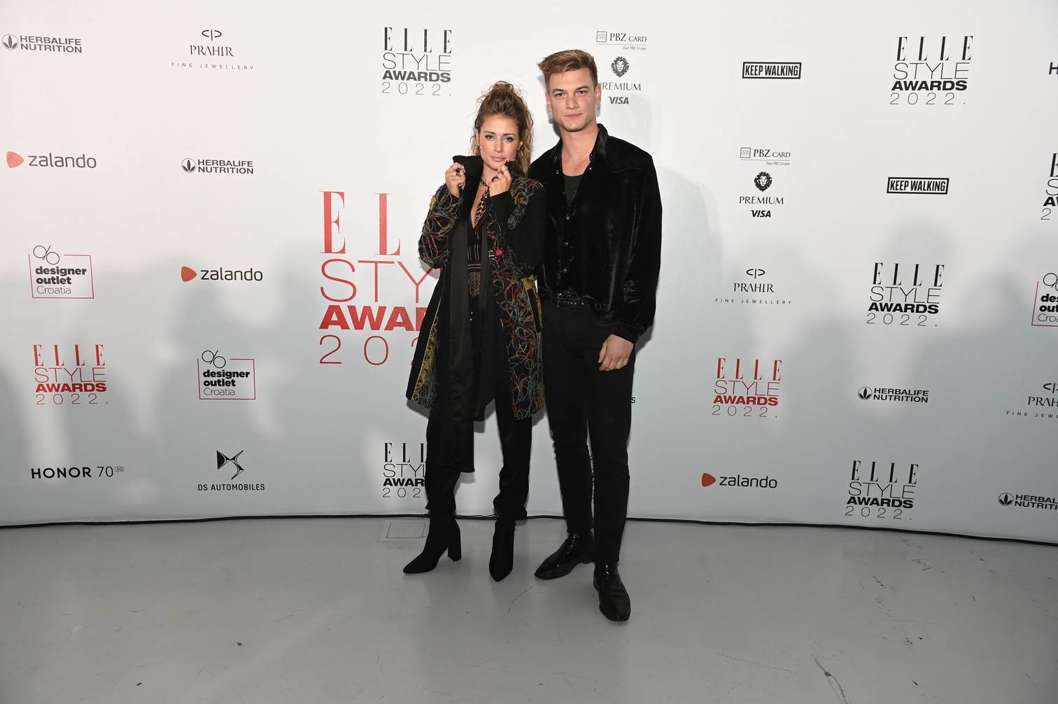 Jelena Perić na Elle Style Awardsu