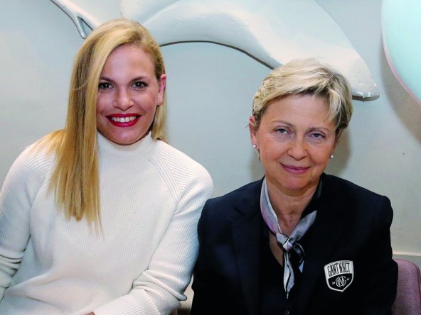 Nevena Rendeli Vejzović u društvu Diane Puževski, dr. med. spec. pedijatar