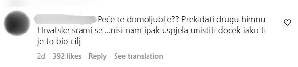 Komentari ispod fotografije Ive Šulentić