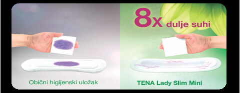 Besplatno isprobaj TENA Lady uloške