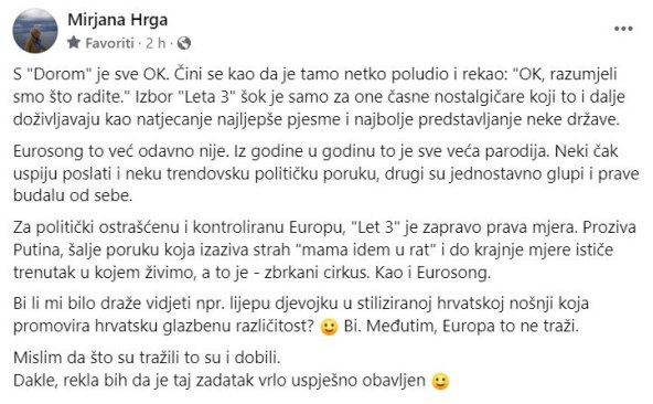 Mirjana Hrga o Dori i Letu 3