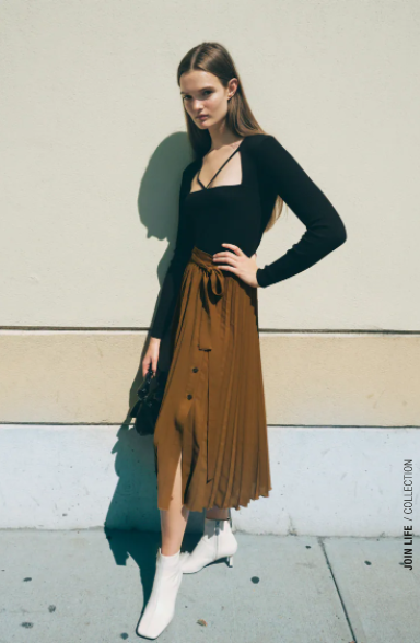 plisirana suknja