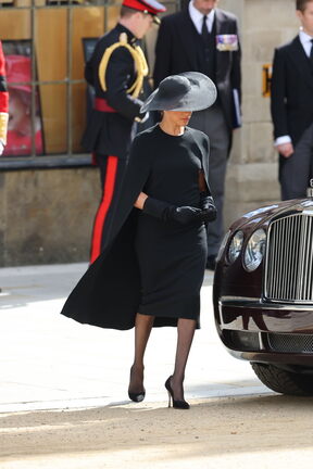 Meghan Markle na sprovodu kraljice Elizabete II.