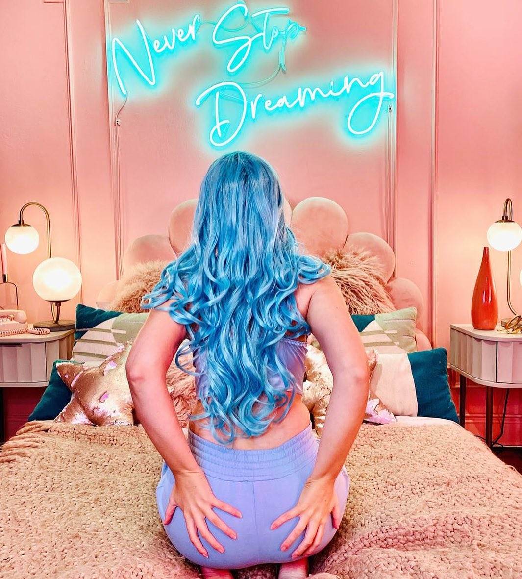 Bambi Blue Hair
