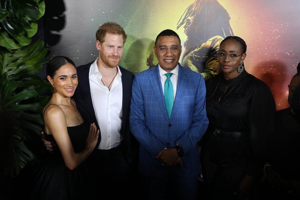 Princ Harry i Meghan Markle na premijeri filma ‘Bob Marley: One Love’