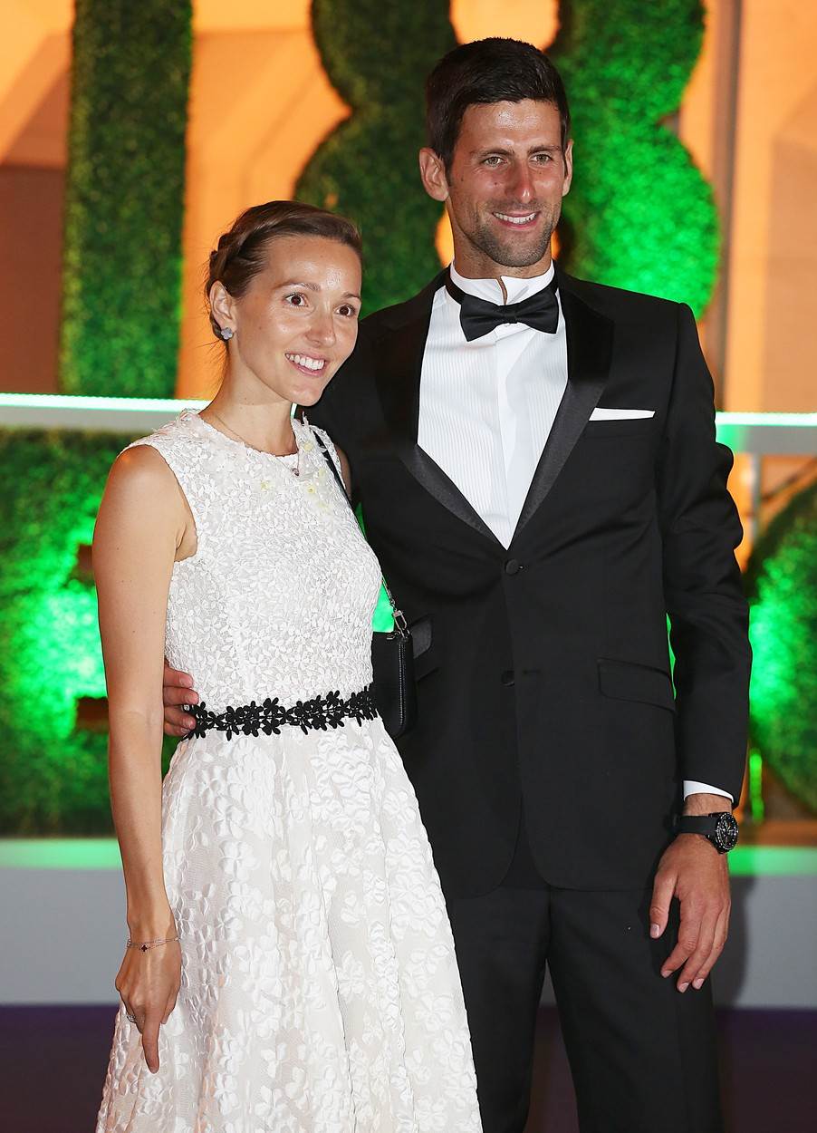 Jelena Đoković i Novak Đoković