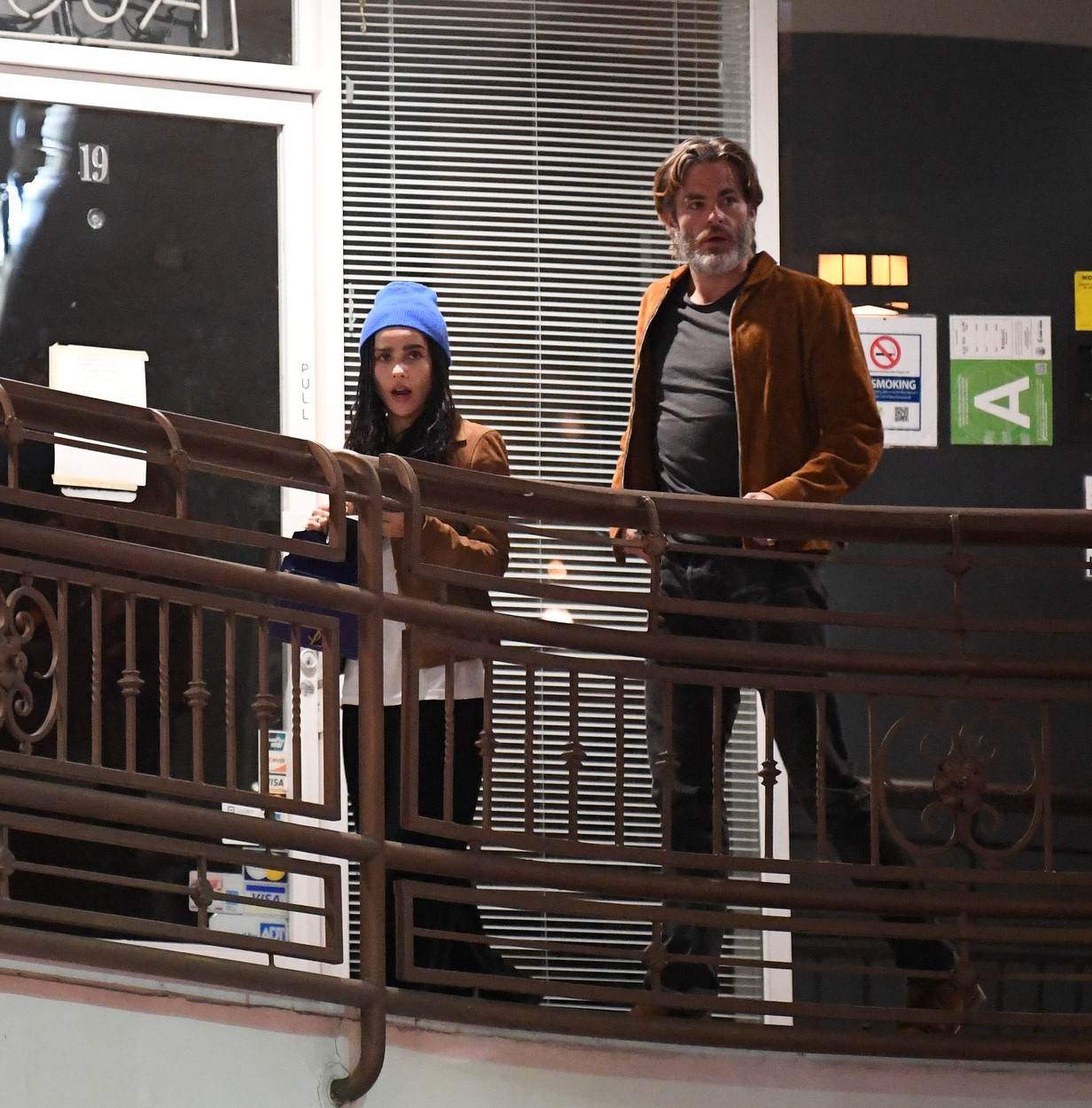 Zoe Kravitz i Chris PIne