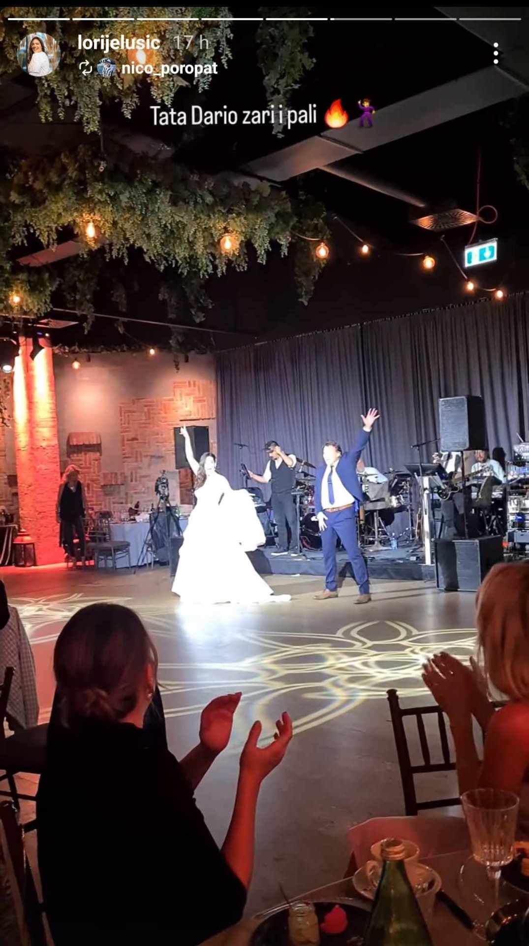 Vjenčanje Lorene Jelusić, sestre Dina Jelusića