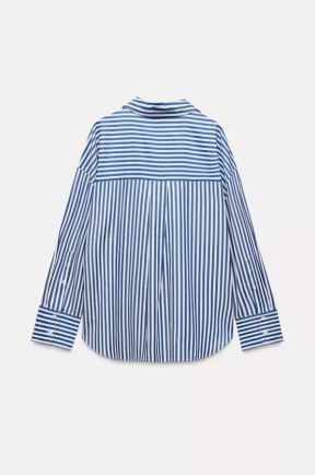 PRUGASTA KOŠULJA OD POPELINA/ ZARA/ 19,95 EUR