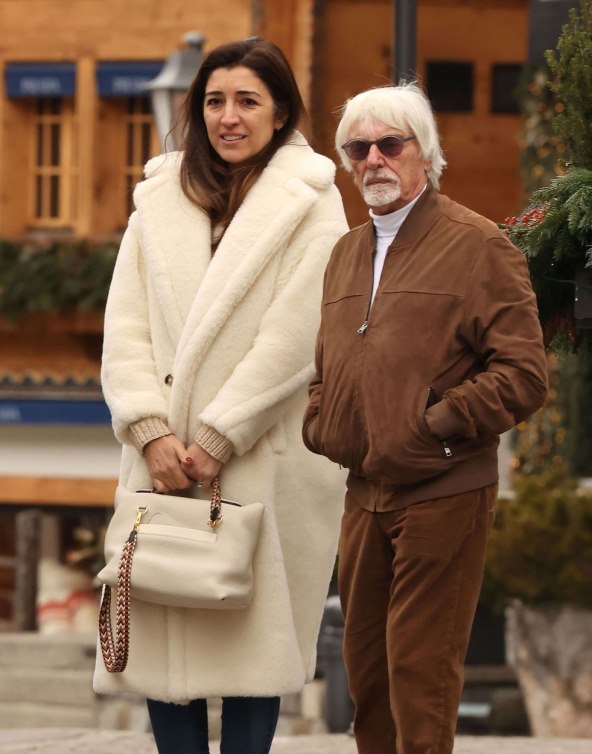 Bernie Ecclestone i Fabiana Flosi