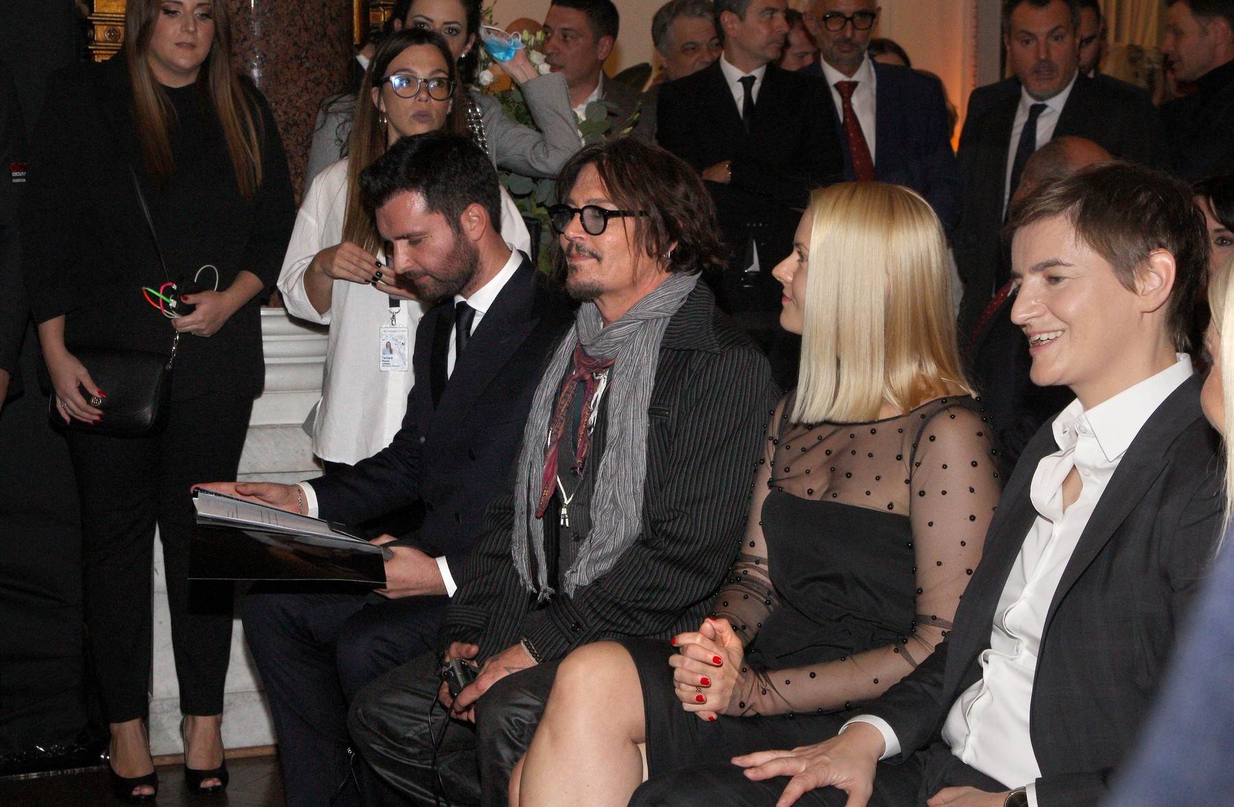 Johnny Depp, Milica Đurđić i Ana Brnabić